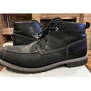 Timberland Men's‎ Grantly Moc Toe Chukka Boots - Black - size 15